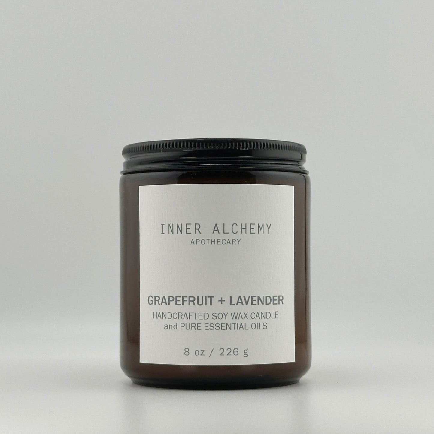 Grapefruit Lavender // Handcrafted Soy Candle // 8 oz