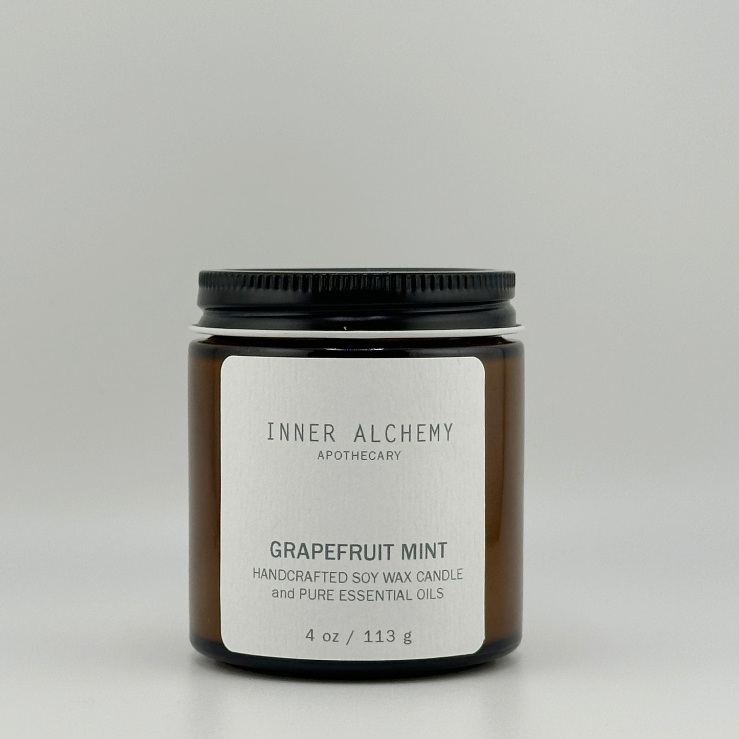 Grapefruit Mint // Handcrafted Soy Candle // 4 oz