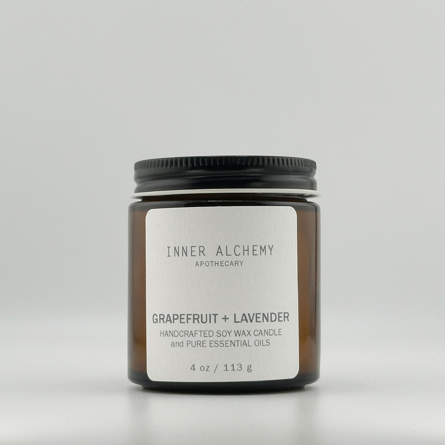 Grapefruit Lavender // Handcrafted Soy Candle // 4 oz