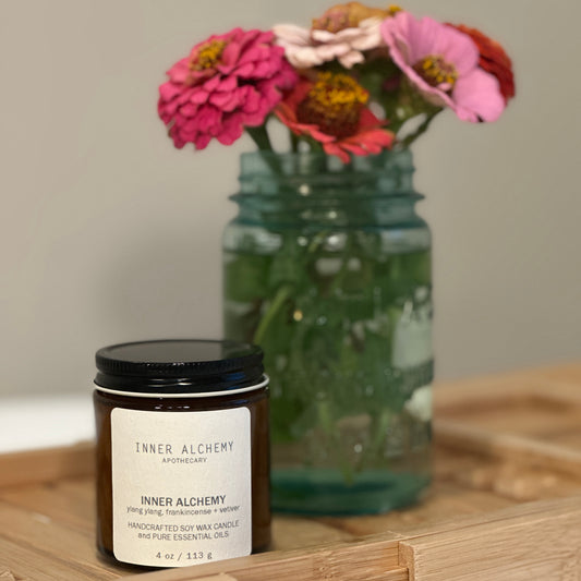 Inner Alchemy // Handcrafted Soy Candle  // 4 oz