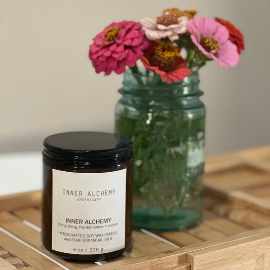 Inner Alchemy Handcrafted Soy Candle  // 8 oz