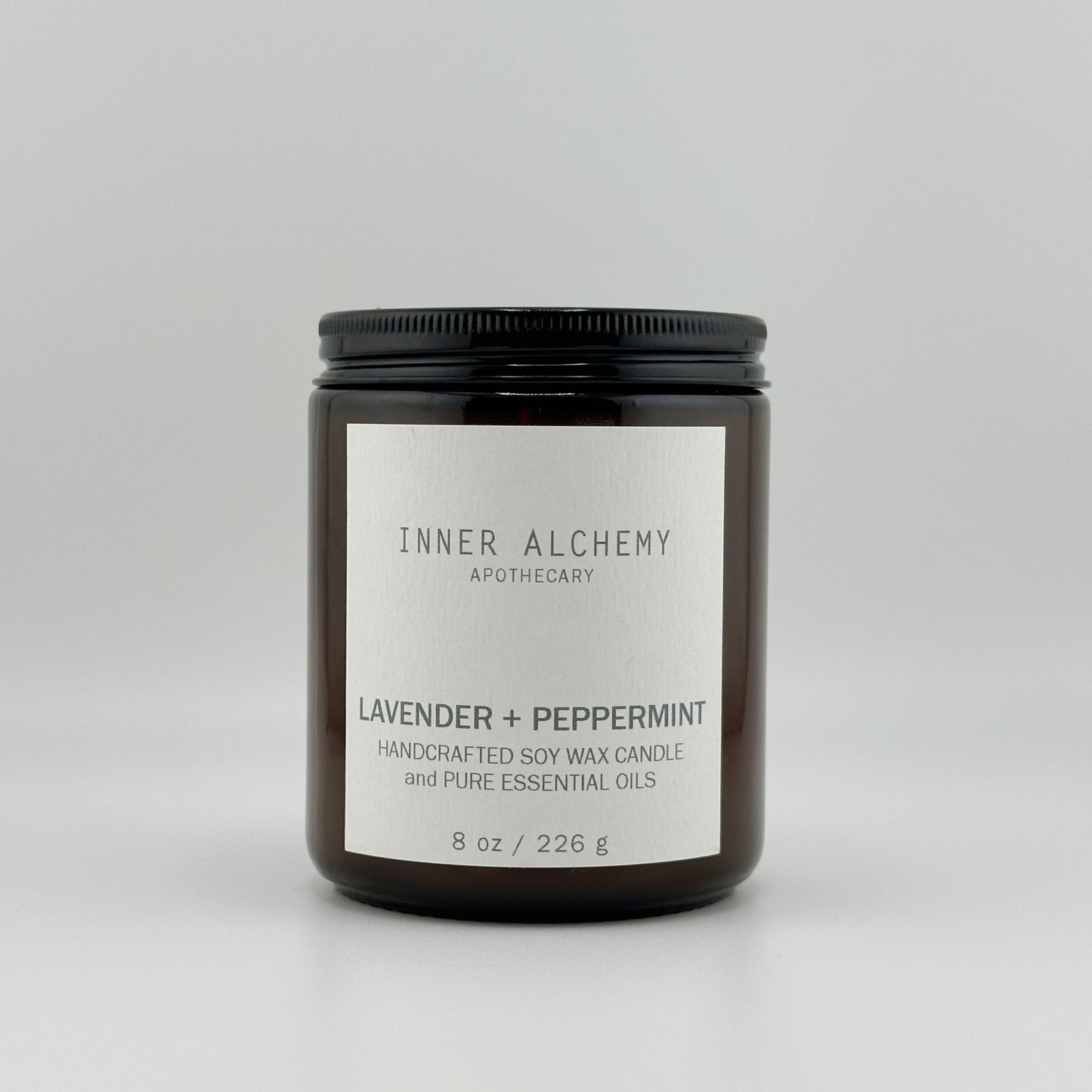 Lavender + Peppermint Handcrafted Soy Wax Candle and Pure Essential Oils

Lavender and Peppermint

Inner Alchemy's candles are hand poured with love in small batches using pure domestically sourced soy wax, natural cotton wicks and 100% pure essential oils for a clean, non-toxic burn and a true aromatherapy experience.

All of Inner Alchemy Apothecary's collection is handcrafted in holistic healer and herbalist Molly's studio in Lawrence, KS.