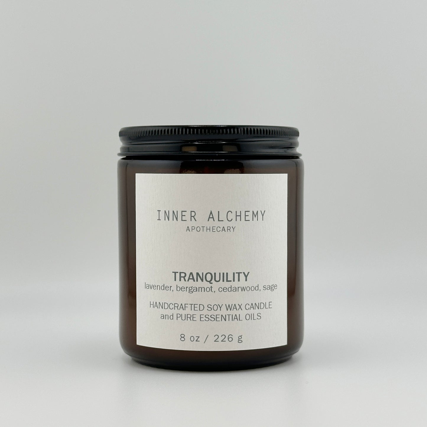 Tranquility // Handcrafted Soy Candle // 8 oz