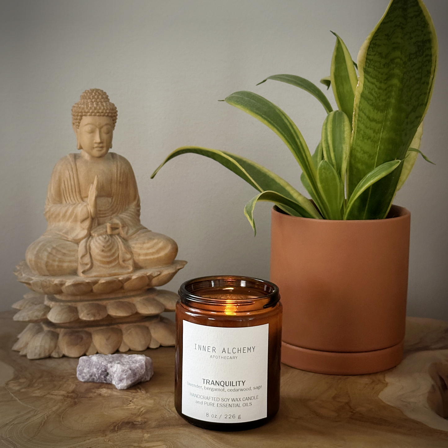 Tranquility // Handcrafted Soy Candle // 8 oz